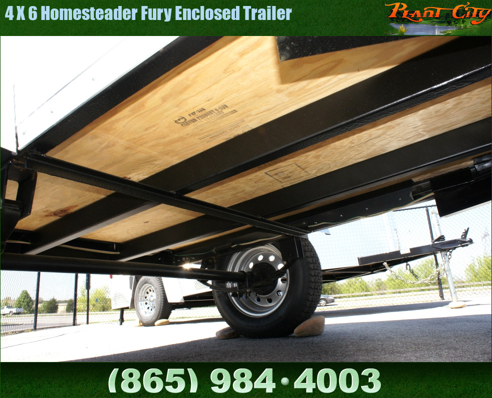 Trailers For Sale 4 X 6 Homesteader Fury Enclosed Trailer Enclosed