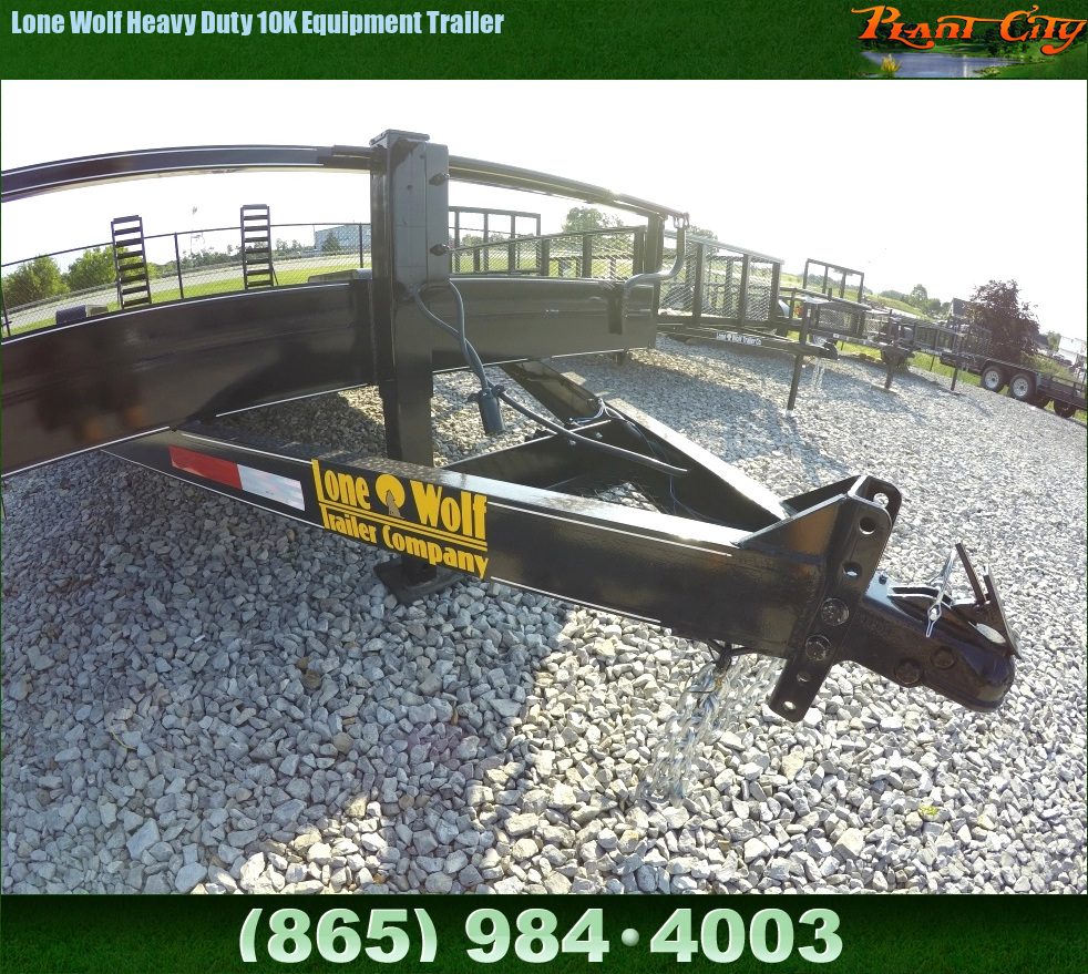 Trailers For Sale Lone Wolf Heavy Duty 10K Equipment Trailer Equipment