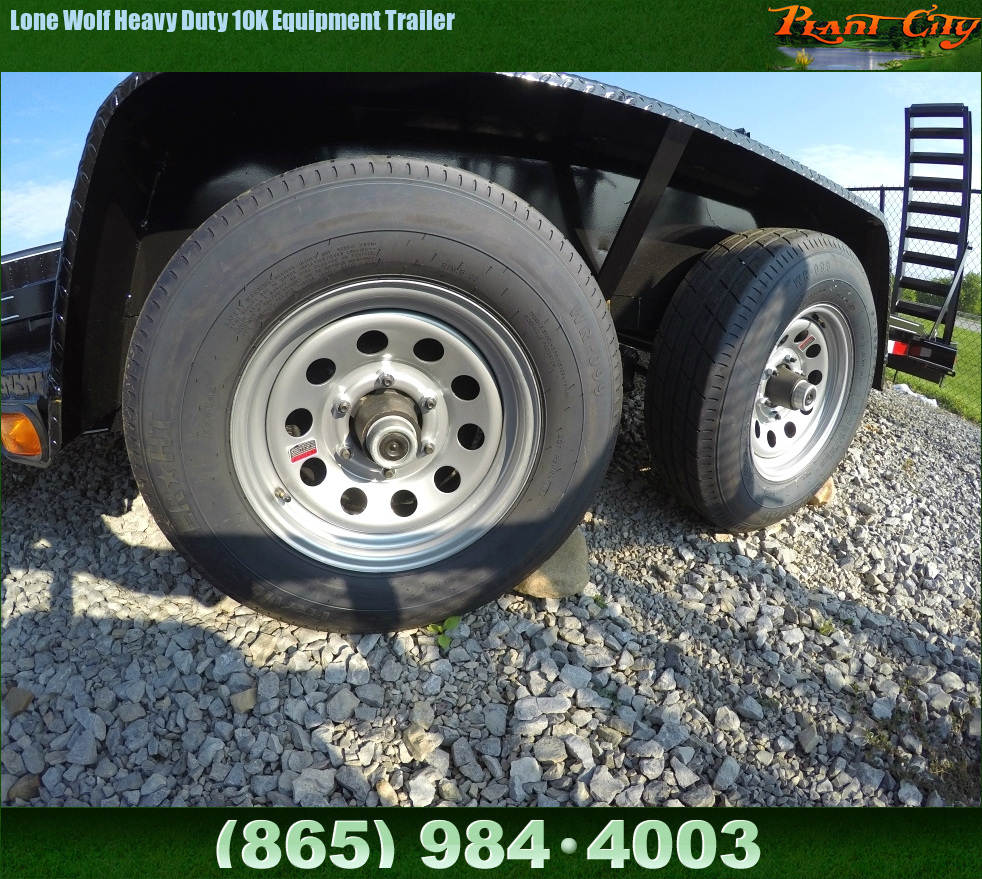 Trailers For Sale Lone Wolf Heavy Duty 10K Equipment Trailer Equipment Trailers Homesteader