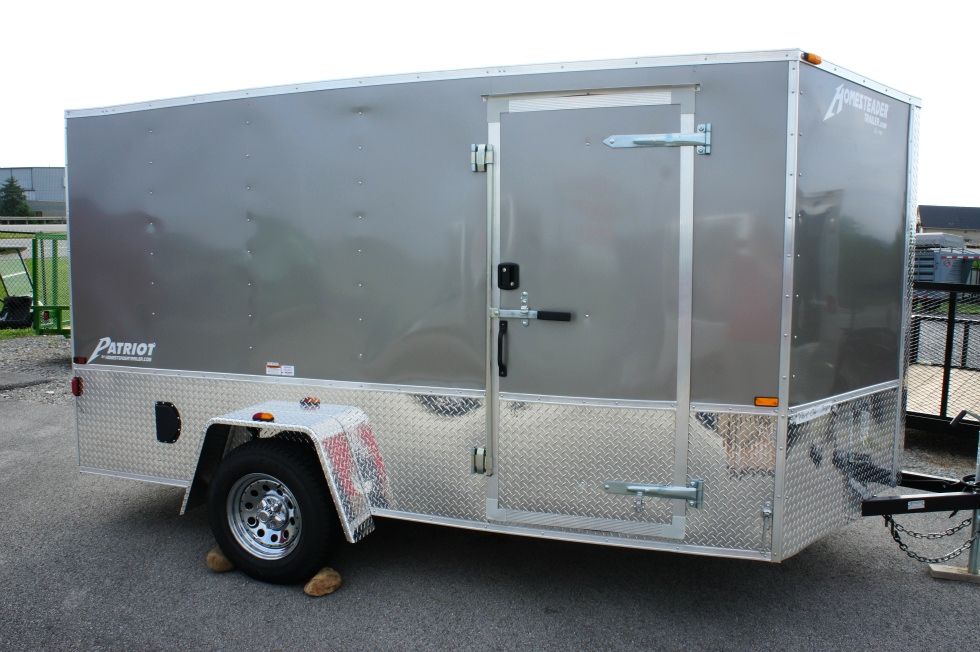 7 X 12 Homesteader Enclosed Custom Trailer With Bike Pkg