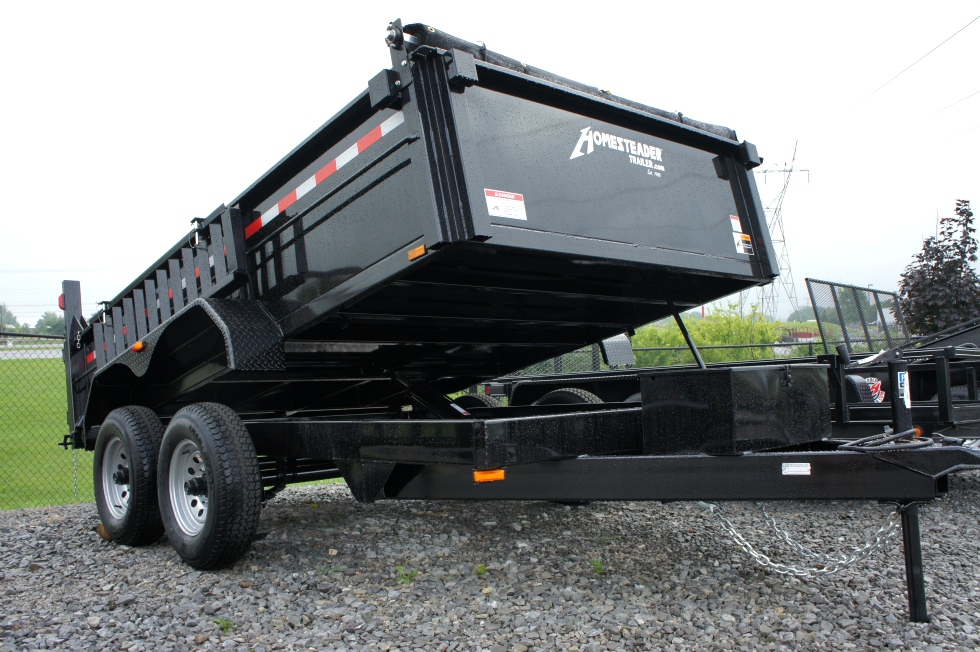 Dump Trailer 7 X 12 Equipment Hauling Pkg